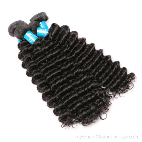 10a 11a 12a Grade Mink Brazilian and Peruvian Human Hair Deep Wave Bundles with Closure from Brazil in Mozambique